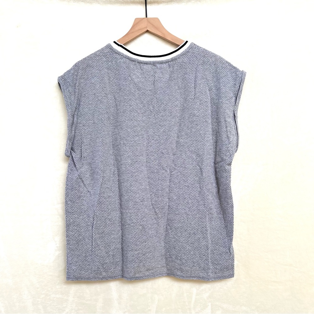 Calvin Klein Performance Rolled Cuff Short Sleeve Mesh Tee - Picture 4 of 7